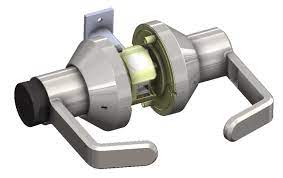 iloq Cylindrical Leverset Storeroom, 26D, backset 2 3/4”