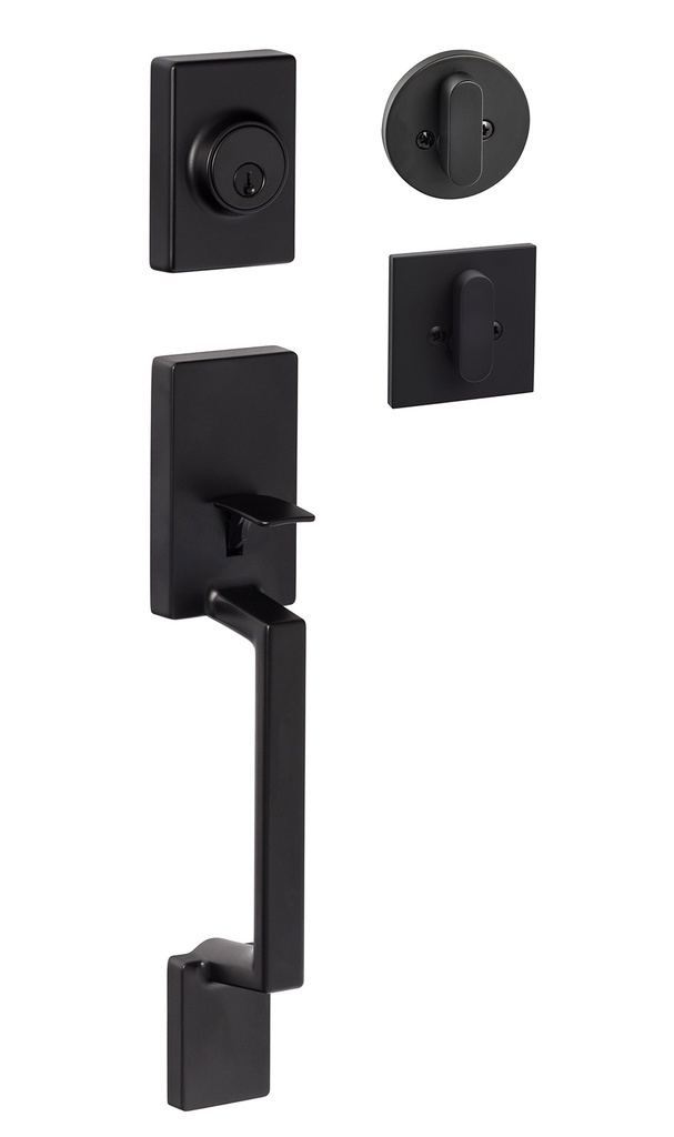 Sure-Loc Stockholm Handleset Square Thumb Turn FBL Flat Black 