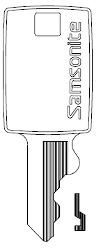 Ilco 70S Samsonite Key Blank