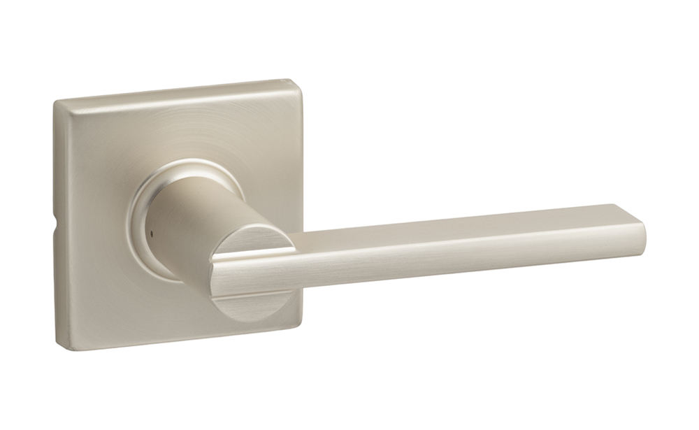 [MS101-SQ 15] Sure-Loc Mesa Square Lever (Satin Nickel, Passage)