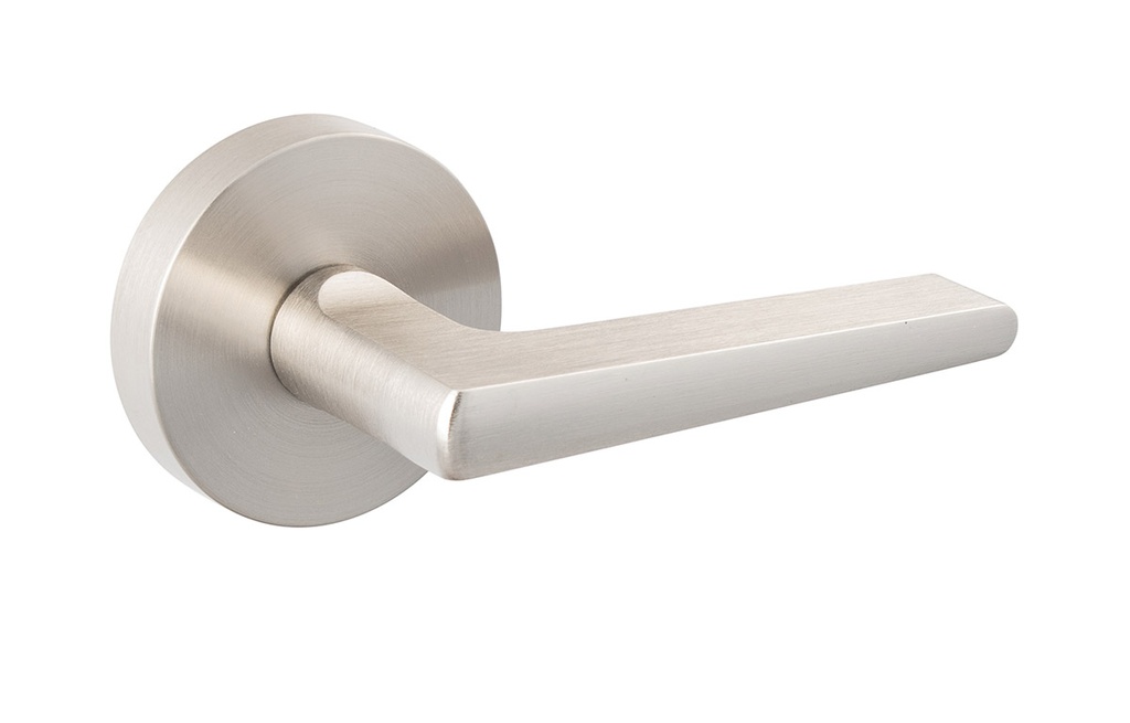 [BS101-RD 15] Sure-Loc Basel Lever Round (Satin Nickel, Passage)