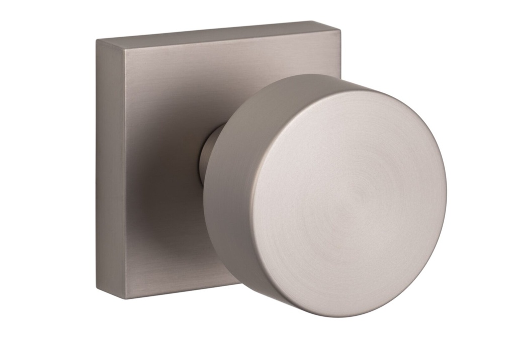 [ZH101-SQ 15] Sure-Loc Zurich Knob Square (Satin Nickel, Passage)
