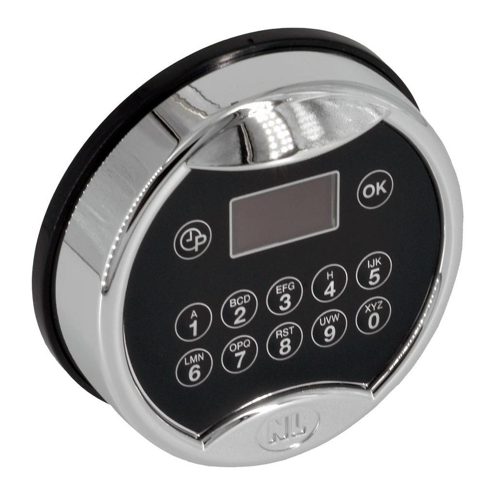 NL Lock TE20-N9 Premier Vision with DigiBasic Board Satin Chrome Non-Rotating