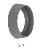 Dorex 817S-C26D Hardened Steel Security Trim Ring, 7/16" High 5/32" Lip, Satin Chrome