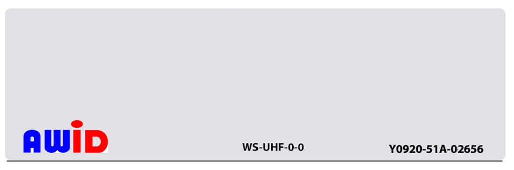 AWID WS-UHF Windshield Tag
