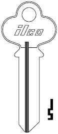 Ilco 1036S Bellville Key Blank A13