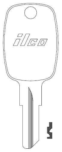 Ilco 1098JD John Deere Key Blank B52-Np