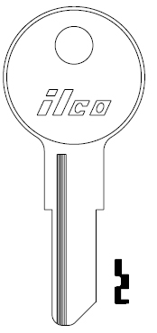 Ilco C1041C Key Blank Chicago