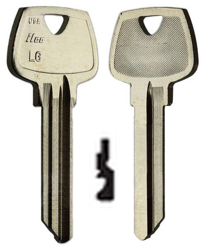 Ilco O1007LG Sargent Key Blank 6 Pin