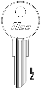 Ilco O1122C Yale Key Blank