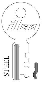 Ilco T46 Key Blank