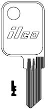 Ilco 1597 Haworth Key Blank HK1