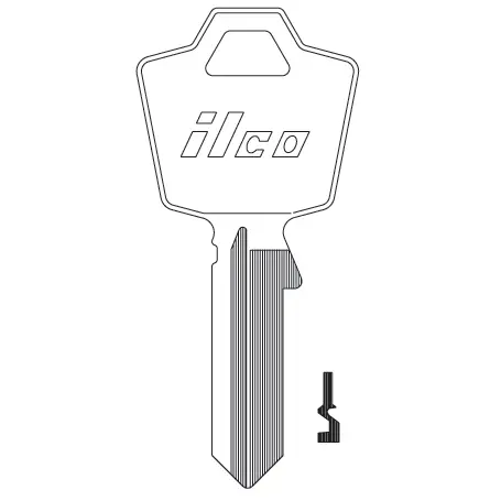 Ilco 1556 Esp Key Blank ES1