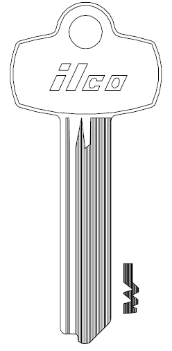 Ilco A1114TB Best Key Blank