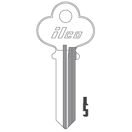 Ilco P54F-NP Dominion Key Blank 