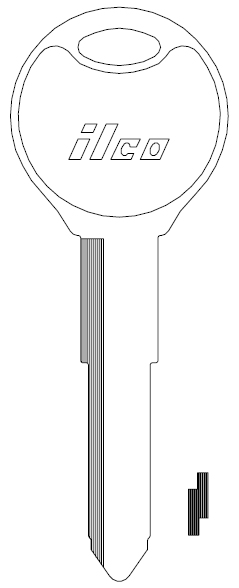 Ilco X249 Mazda Key Blank MZ31