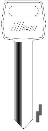 Ilco 1184FD Ford Key Blank H54