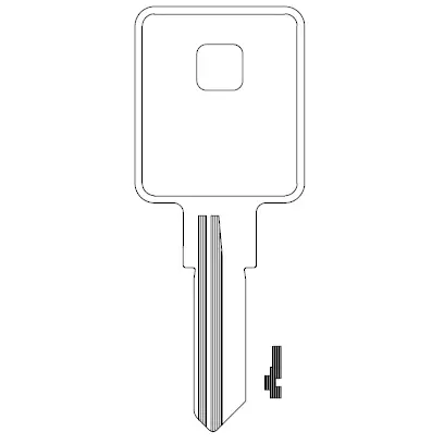 Ilco 1606 Key Blank TM700