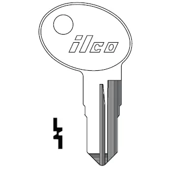 Ilco 1648 Key Blank BAU2