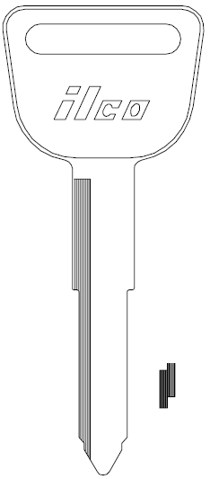 Ilco X181 Honda Key Blank HD90