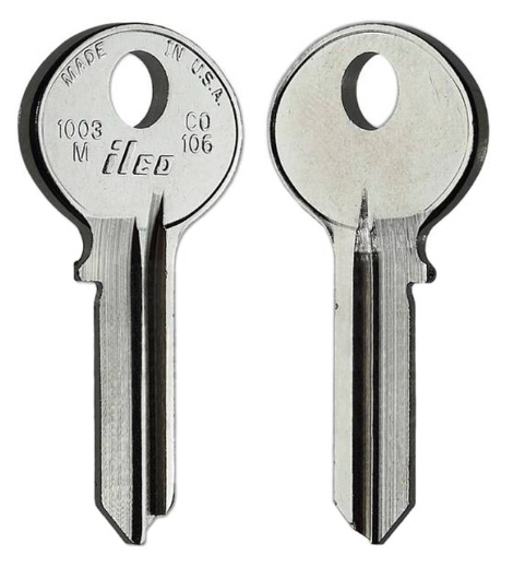 Ilco 1003M Key Blank HL1 CO106 