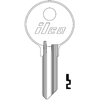 1069 Ilco National Key Blank – RO1