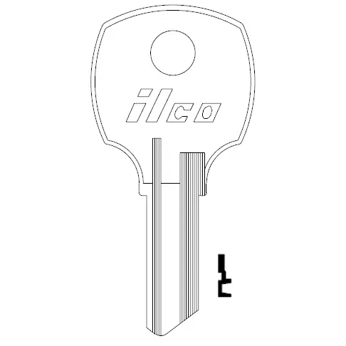1069G Ilco Key Blank – RO7