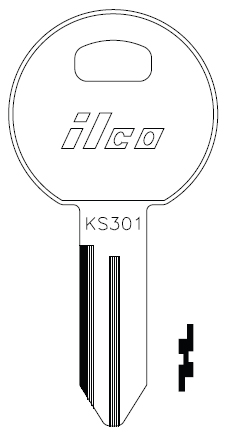 Ilco 1665 Key Blank TM18