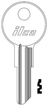 Ilco O1122A Yale Key Blank Look Alike 