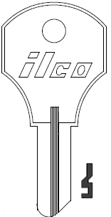 Ilco S1000V Key Blank CO68