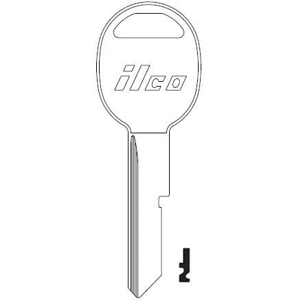 [S1098B] S1098B Ilco GMC Key Blank – B49