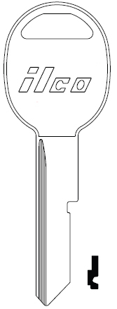 Ilco S1098D GMC Key Blank B51