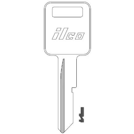 Ilco P1098C GMC Key Blank B50