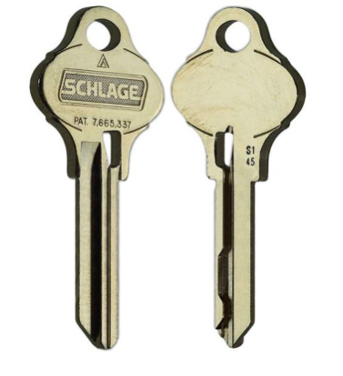 Ilco S145 Allegion Everest Key Blank