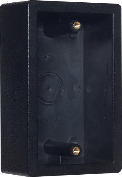 Single Gang Surface Mounting Box, Double Walled, Flame And Inpact Resistant
