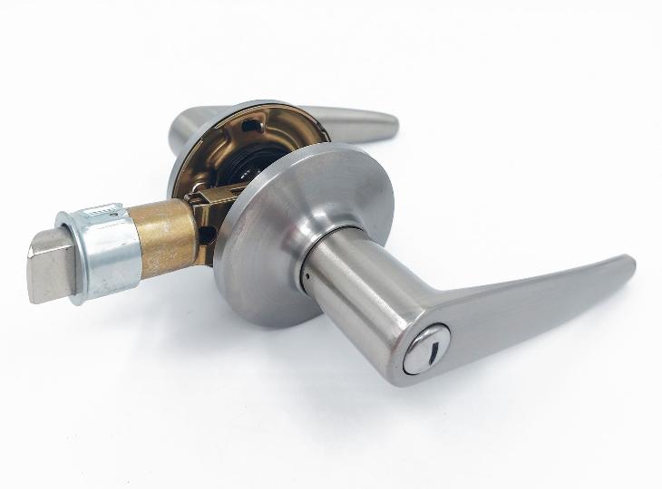 Dorex 10042CBC15W Cambridge Privacy Lever in Satin Nickel