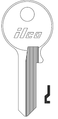 Guard KB834V Key Blank LH VR91A