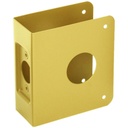 Don-jo Wrap Around D/Bolt  8 CW - 1-3/4 x 2-3/4 x 4" Polished Brass