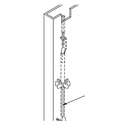 Adams Rite 41-0935 Concealed Vertical Rod - Final Assembly