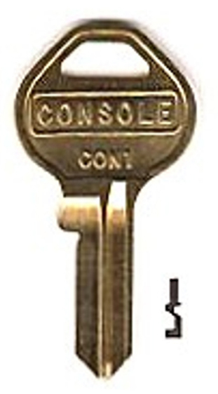 Jet CON1 GMC Console Box Key Blank