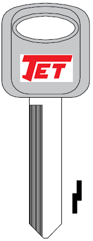 Jet 1193FD-P Ford Key Blank Plastic Head  H67-P