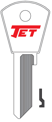 Jet PZ1 Papaiz Key Blank