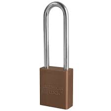 American Padlock A1107KZW1BRN 1.5in Brown Master M1 Keyway