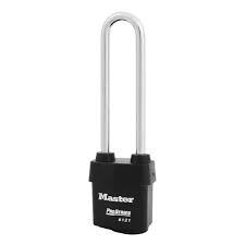 [6121KALN] Master Lock 6121KALN 2-1/8" (54mm) Wide ProSeries® Weather Tough® Laminated Steel Rekeyable Pin Tumbler Padlock with 5-5/8" (14.3cm) Shackle, Keyed Alike 
