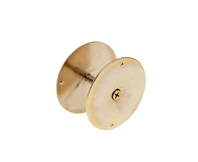 Don-jo BF161-BP Hole Filler Plate - Brass Plated