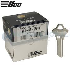Ilco SC1-NP-250PK Schlage Blank Nickel Plated