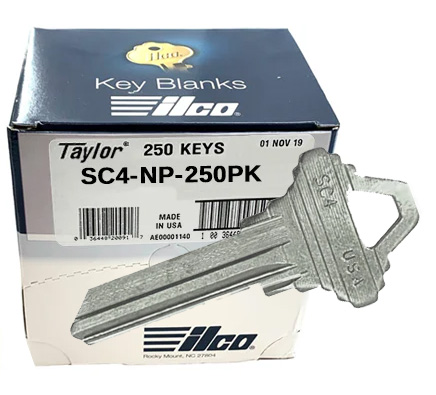 Ilco SC4-NP Schlage Nickel-Plated Key Blank