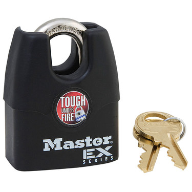 [3DEX] Master Lock 3DEX 1-9/16" (40mm) Wide Laminated Steel Pin Tumbler Padlock with Shrouded Shackle