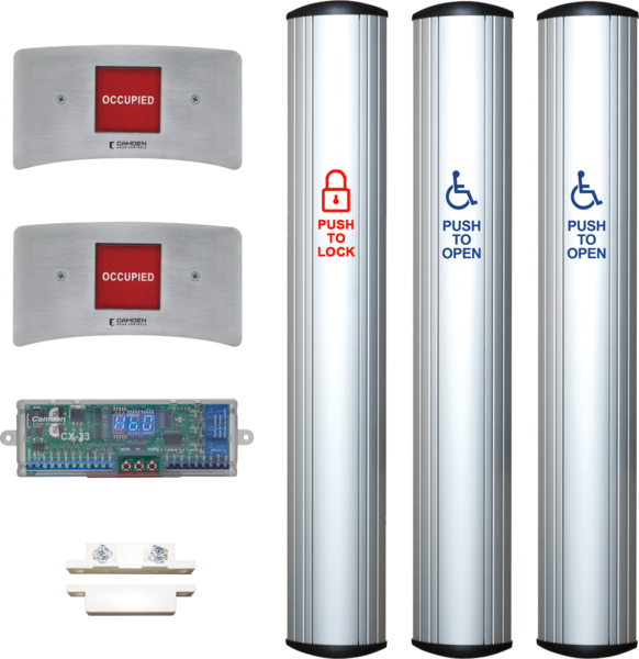[CX-WC17] Camden Column Switch Restroom System