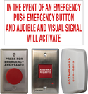 [CX-WEC10CK2] Camden Emergency Call System Kit For 2 Door Restrooms, w/ Multi-Color Dome Light